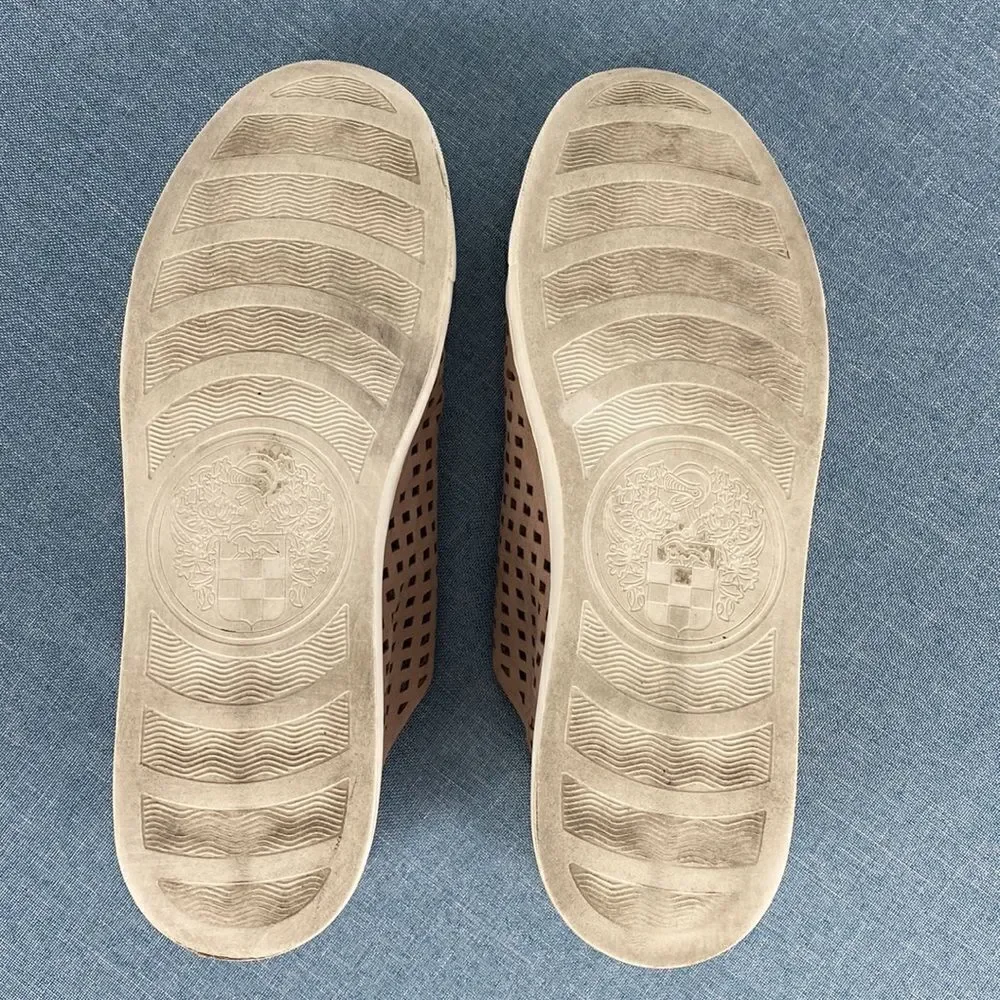 Vince Camuto VC Brellia Leather pale pink sneakers size 10 M